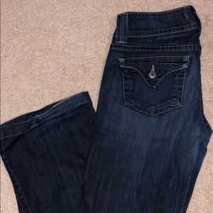 Medium/dark wash jeans flare ~